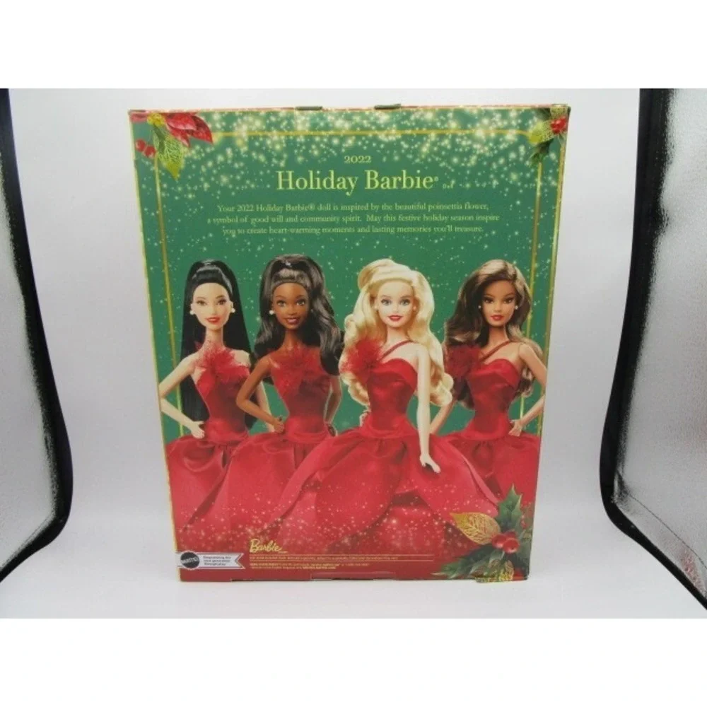 Mattel Barbie Signature Doll 2022 Holiday Collectible Doll With Blonde Hair